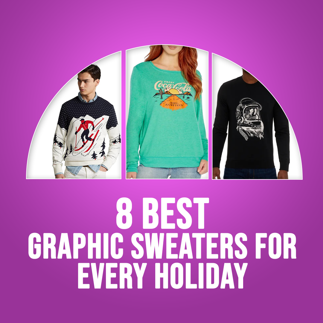 8 Best Graphic Sweaters For Every Holiday