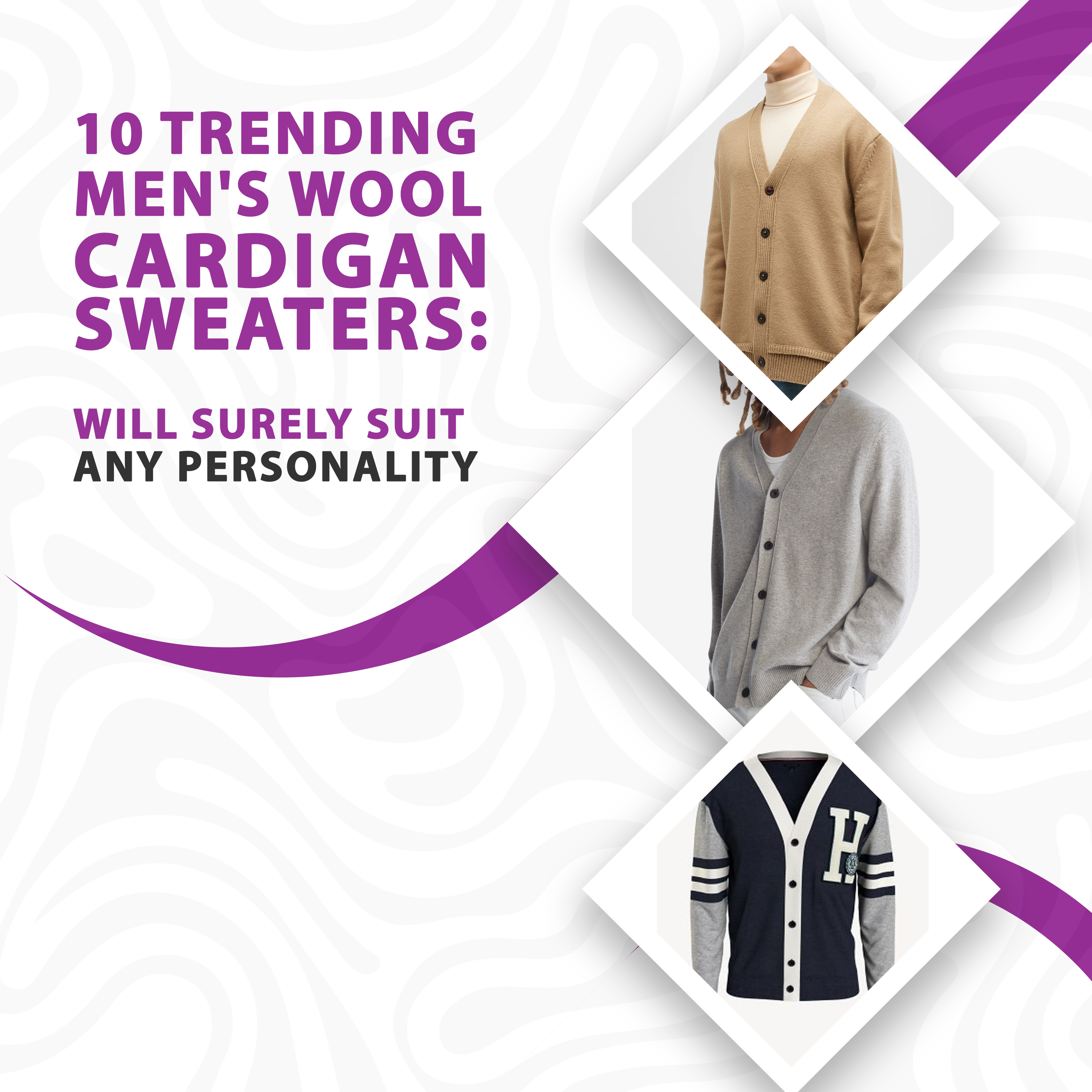 10 Trending Men’s Wool Cardigan Sweaters: Will Surely Suit Any Personality
